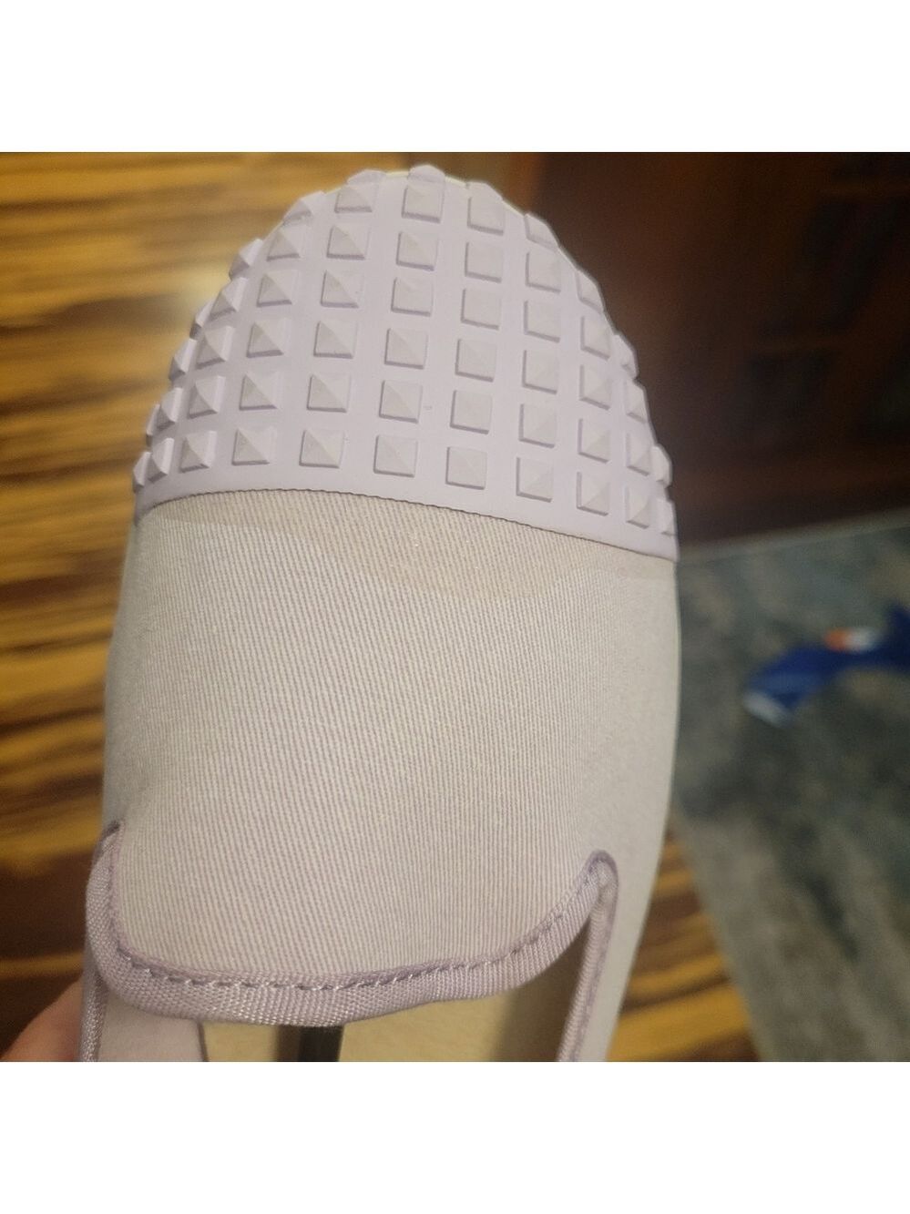NIB Goldluxe slip-on flats in a soft blush pink/lavender tone, size 10 - Picture 5 of 7